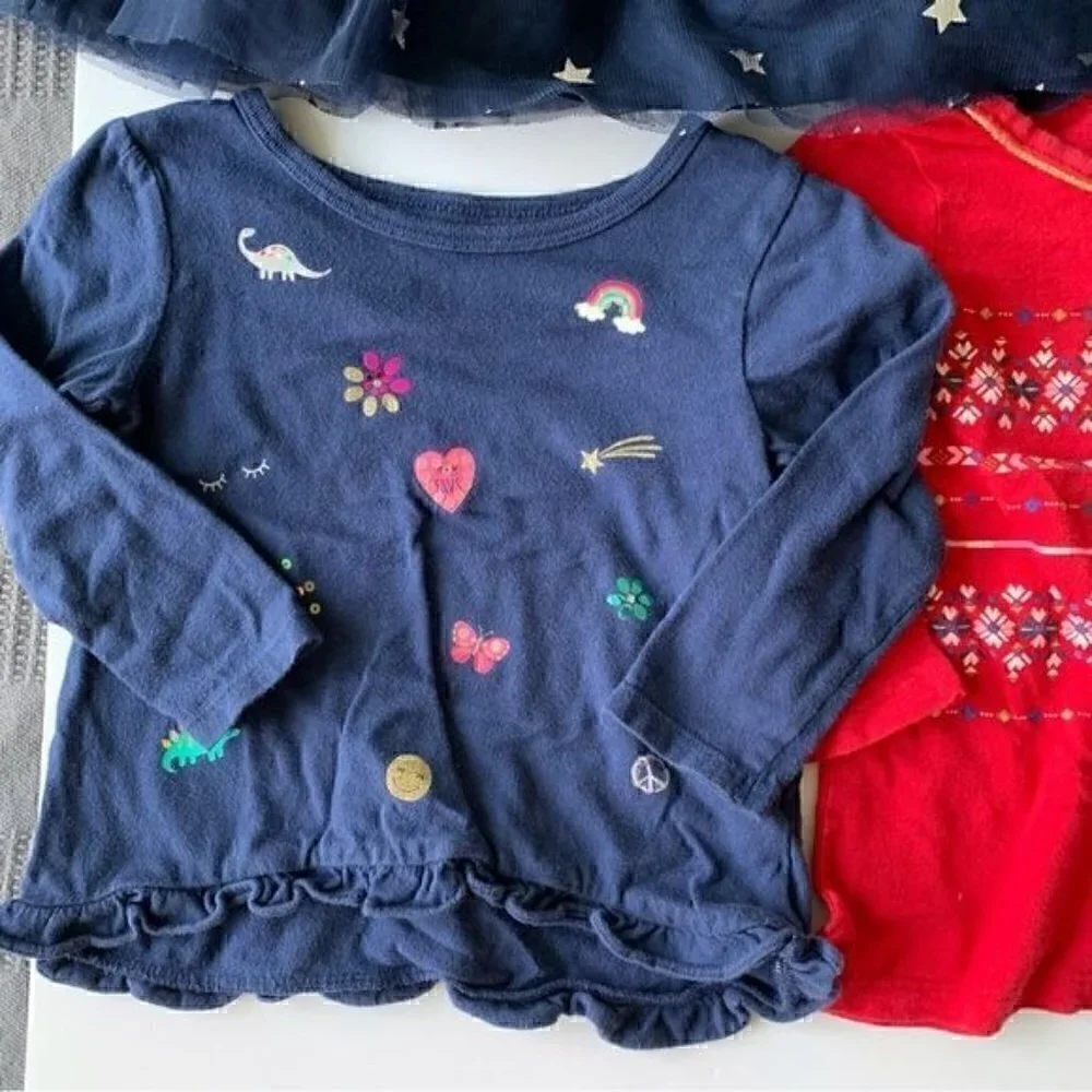 Carter’s Baby Girl dress bottoms tops Bundle 18 Months